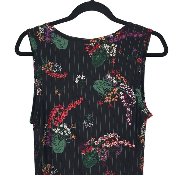 LuLaRoe Nicki M Floral Midi Dress Pockets Comfortable Stretch New Collection - Picture 8 of 8